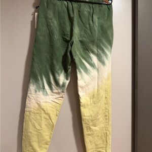 Electric & Rose Kids Ombre Green and Yellow Joggers